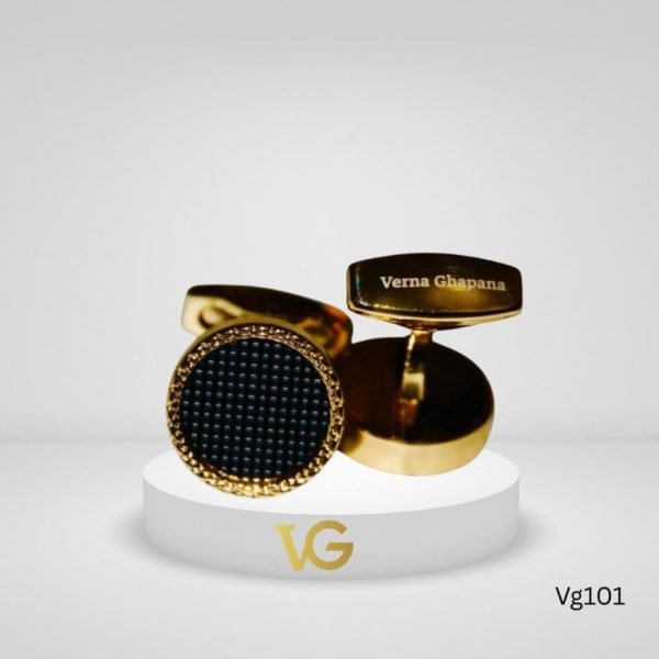 Verna ghabana Blue Steel Cufflinks