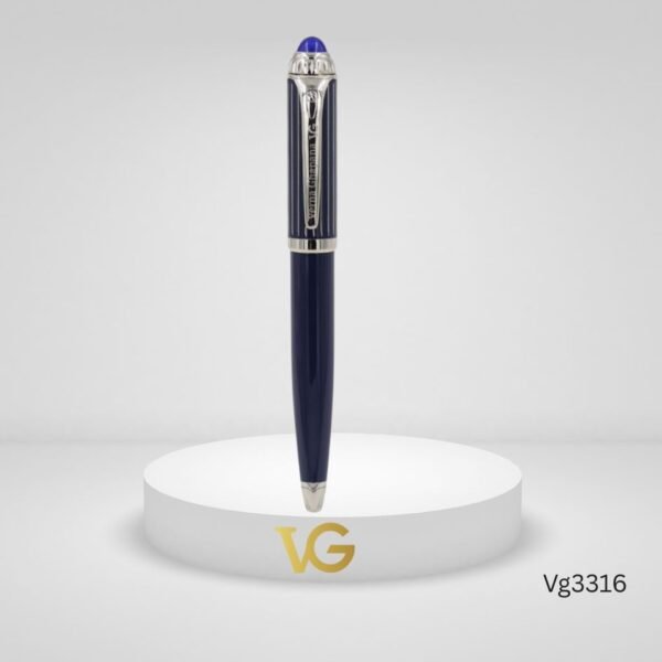 Verna & ghabana Silver Blue Pen Moroccan Pasha