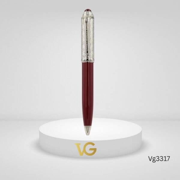 Verna ghabana Moroccan Pasha Pen Red Silver