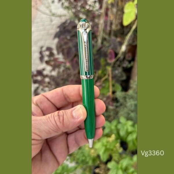 Verna ghabana Moroccan Pasha Green Striped Pen - Image 2