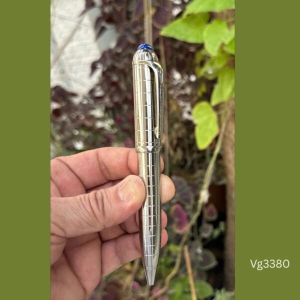 Verna ghabana Moroccan Pasha Silver Striped Pen - Image 2