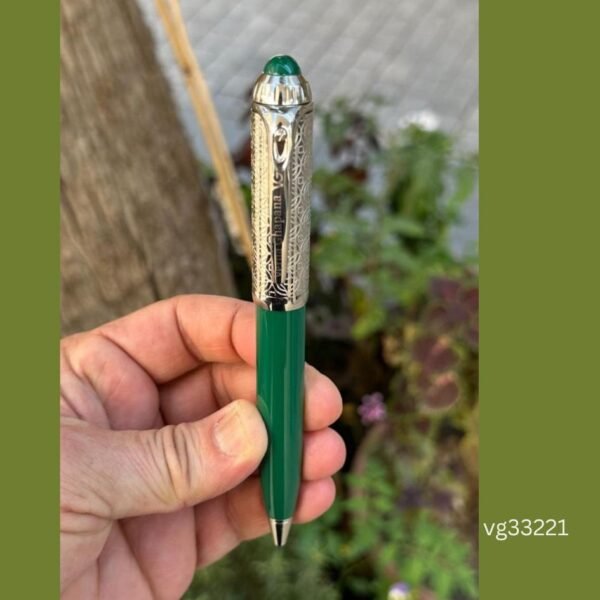 Verna ghapana Sultani Pasha Green Striped Pen - Image 2