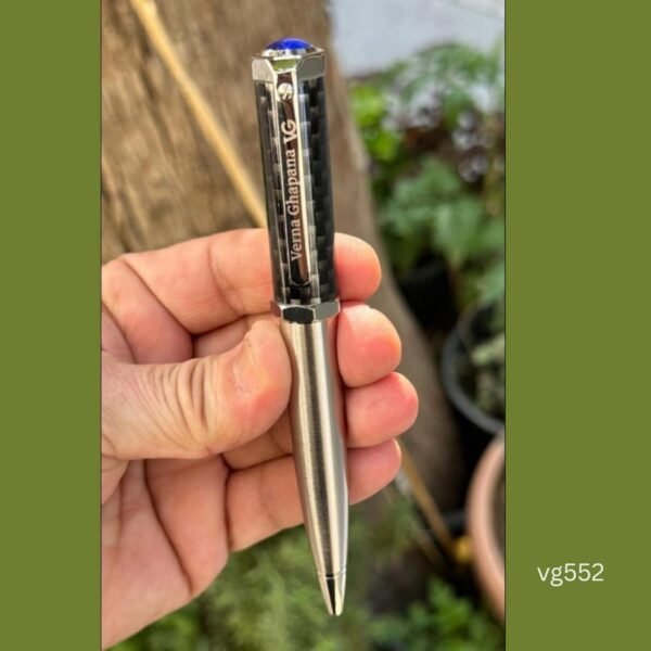 ⁦Verna ghabana Sultani Black Silver Pen⁩ - الصورة ⁦2⁩