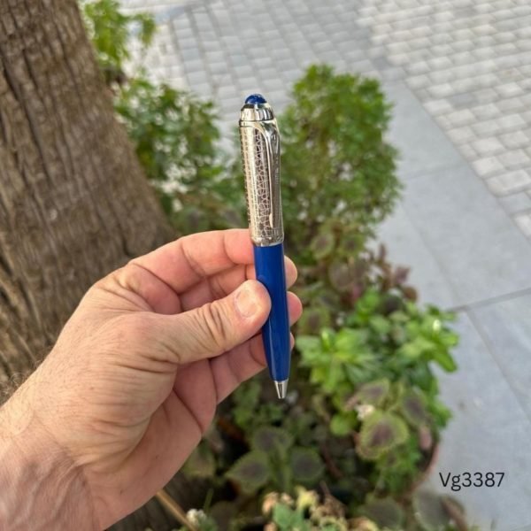 ⁦Verna ghabana Pen Moroccan Pasha Blue Floral⁩ - الصورة ⁦2⁩