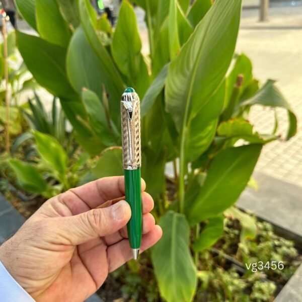 Verna ghabana Silver Pasha Green Pen VG3456 - Image 2