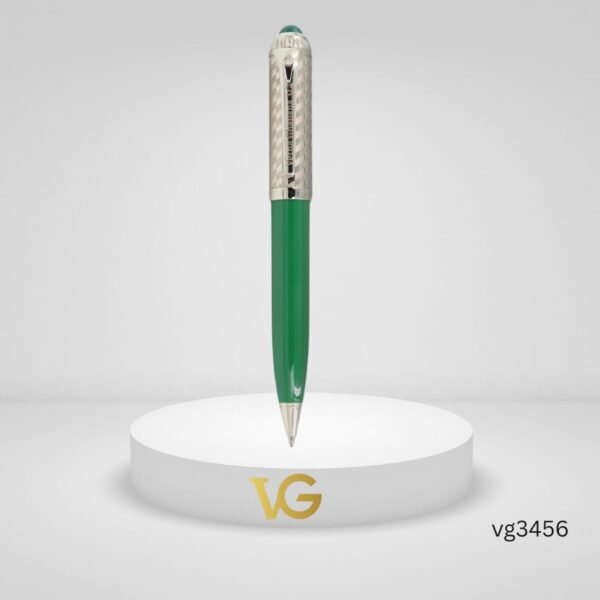 Verna ghabana Silver Pasha Green Pen VG3456